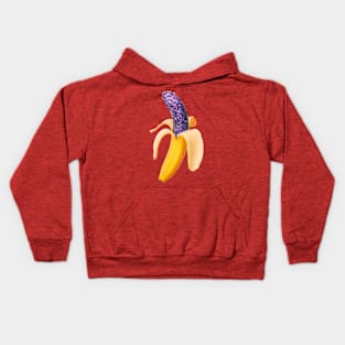 Glitter banana Kids Hoodie